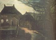 Vincent Van Gogh The Parsonage at Nuenen by Moonlight (nn04) Sweden oil painting artist